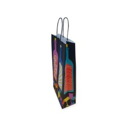 Bolsa para dos botellas "MULTIVINO" 22 x 10 x 42 c-manija