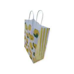 Bolsa "LIMONES" 30 x 12 x 41 cm con manijas