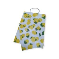 Bolsa "LIMONES" 30 x 12 x 41 cm con manijas