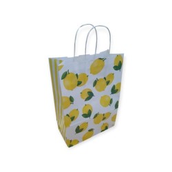 Bolsa "LIMONES" 22 x 10 x 30 cm c- manijas