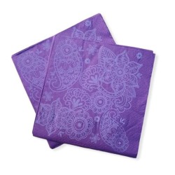 Servilletas Bouquet D-P 33 x 33 Flor Vintage VIOLETA (pack x 25 unidades)