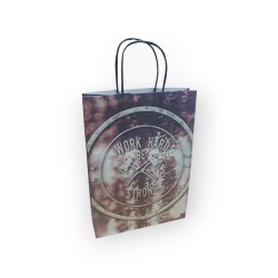 Bolsa Papel *Strong Man* 22 x 10 x 30 cm con manija