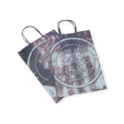 Bolsa Papel *Strong Man* 22 x 10 x 30 cm con manija