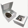 Caja Medio Huevo de Pascua c/ Visor (17 x 17 h: 11 cm) x 10 unidades