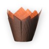 Tulipa Muffin Marrón 42/72 mm (Diámetro 5 cm) pack x 180 unidades
