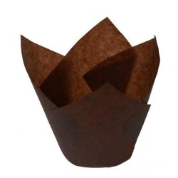 Tulipa Muffin Marrón 55/85 mm (Diámetro 5 cm) pack x 175 unidades