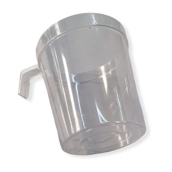 Taza plástica CRISTAL p/café doble 190 cc (x 50 unidades)