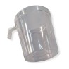 Taza plástica CRISTAL p/café doble 190 cc (x 50 unidades)