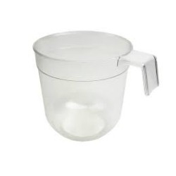 Taza plástica CRISTAL p/café doble 110 cc (x 50 unidades)