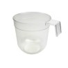Taza plástica CRISTAL p/café doble 110 cc (x 50 unidades)