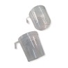 Taza plástica CRISTAL p/café doble 110 cc (x 50 unidades)