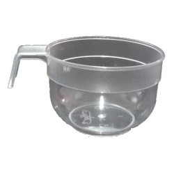 Taza plástica CRISTAL p/café doble 90 cc (x 50 unidades)