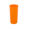Vaso trago largo PP 280 cc NARANJA (x 50 unid)