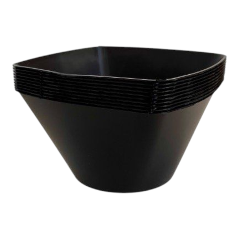 Bowl / Ensaladera PP Koval 14 x 14 cm Negro (x 10 unidades)