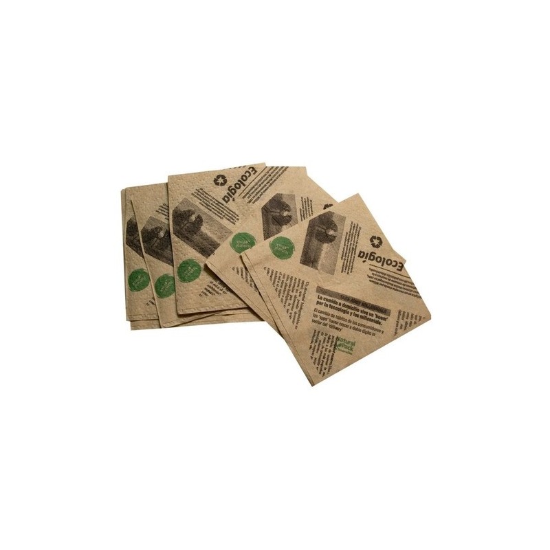 Servilletas Papel Eco Kraft *Genéricas* 23 x 23 cm (pack x 20 unidades)