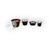 Tapa Cristal Pote Negro Darnel 120-160 cc (x 100 unidades)
