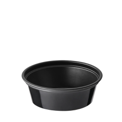 Pote Plástico Negro 45 cc Darnel (x 100 unidades)
