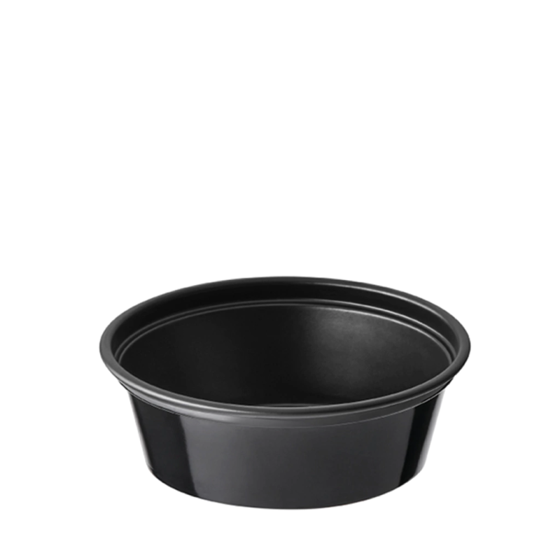 Pote Plástico Negro 45 cc Darnel (x 100 unidades)