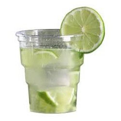 Vaso Glass Plástico Cristal 240 cc Plastivas (x 100 unidades)