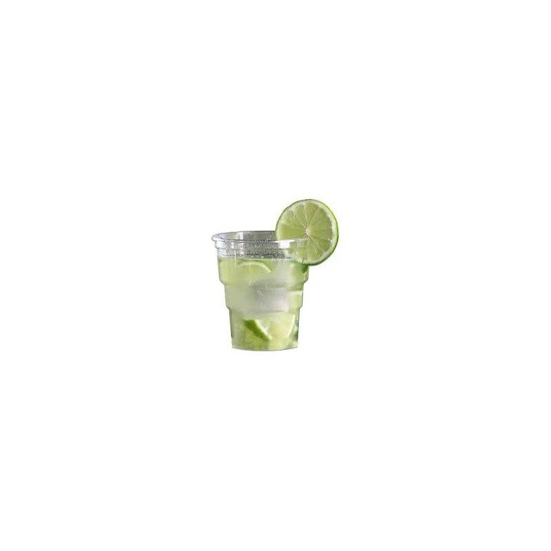 Vaso Glass Plástico Cristal 240 cc Plastivas (x 100 unidades)