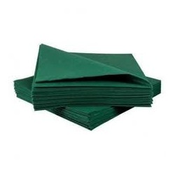 Servilletas Bouquet D/P 24 x 24 Verde  (x 25 unid)
