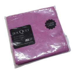 Servilletas Bouquet D/P 24 x 24 Fucsia (x 25 unid)