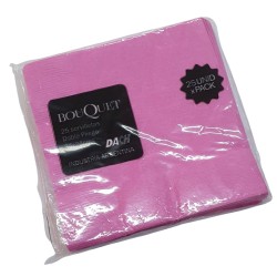 Servilletas Bouquet D/P 24 x 24 Rosa/Lila (x 25 unid)