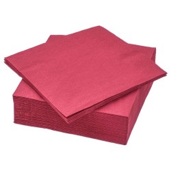 Servilletas Bouquet D/P 33 x 33 Rojo  (x 25 unid)