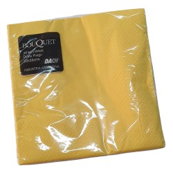 Servilletas Bouquet D/P 33 x 33 Amarillo (x 25 unid)