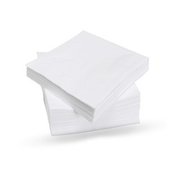 Servilletas 33 x 33 Tissue Lisas Blancas "9" ( caja x 1000 unidades)