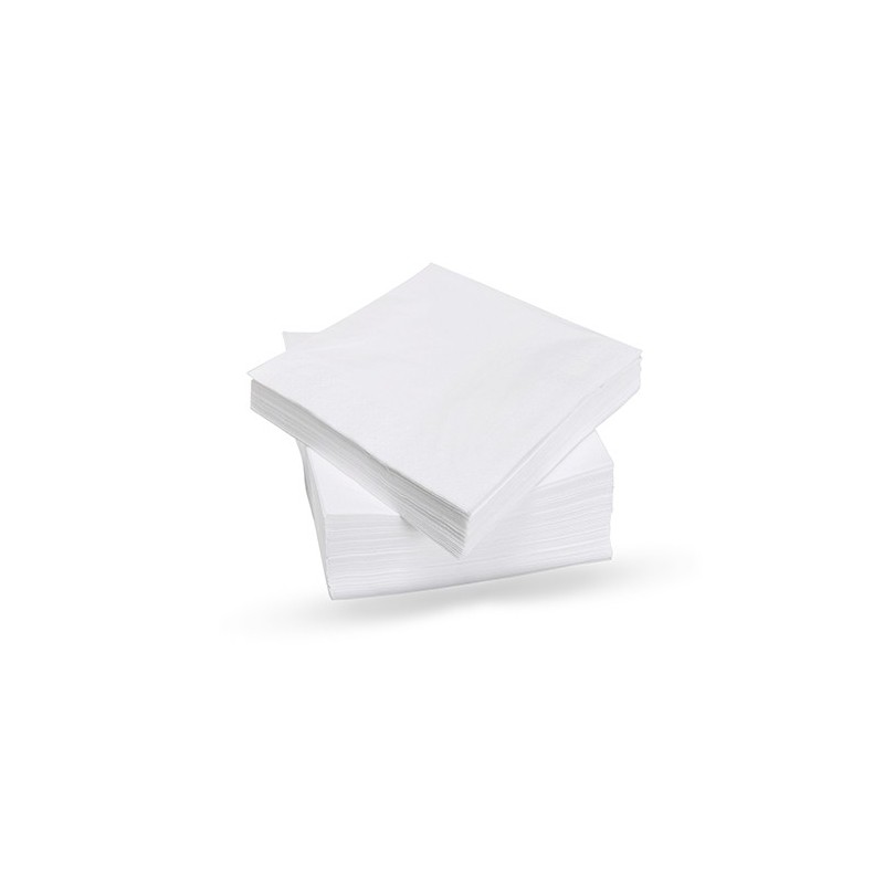 Servilletas 33 x 33 Tissue Lisas Blancas "9" ( caja x 1000 unidades)