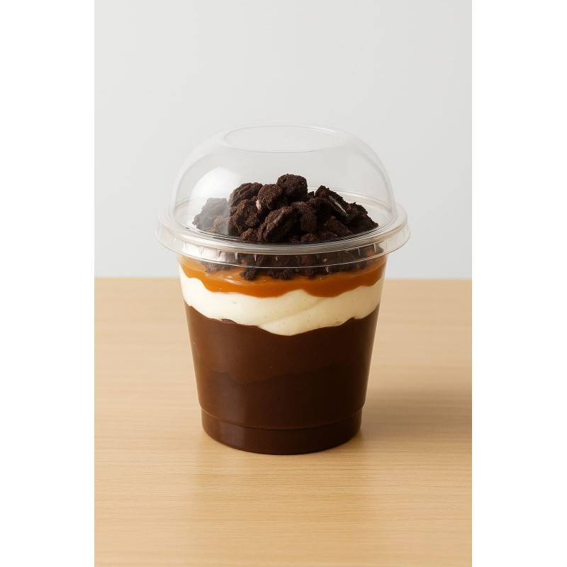 Tapa Domo Cristal CON Perforación Mini Toledo (pack x 40 unid)