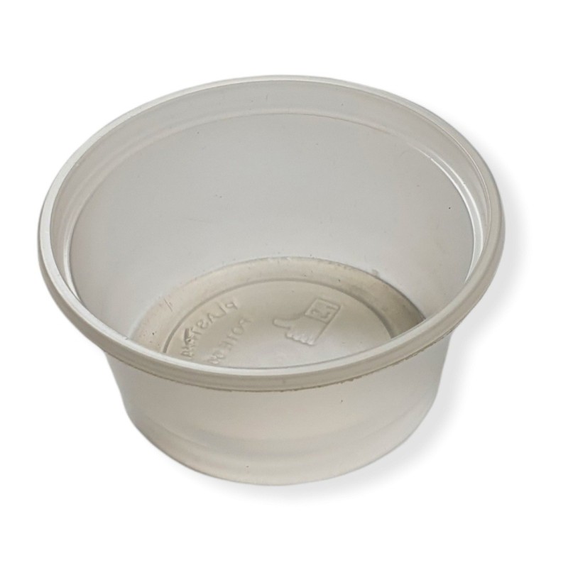 Pote Plástico Natural 230 cc Plastivas (x 100 unidades)