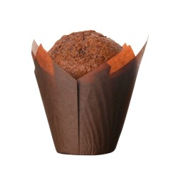 Tulipa Muffin Marrón 55/85 mm (Diámetro 5 cm) pack x 175 unidades
