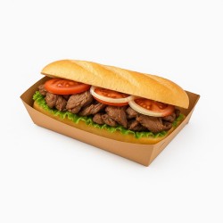Bandeja Food Truck Cartulina BIO 18 (20 x 17 cm h: 5 cm) x 100 unidades