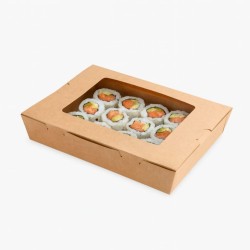 Estuche 107 Cartulina BIO 18 c/ visor (260 x 196 h: 50 mm) x 10 unidades