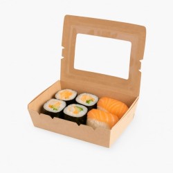 Estuche 105 Cartulina BIO 18 c/ visor (225 x 178 h: 45 mm) x 10 unidades