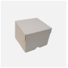 Caja BOX Cartulina Blanca p/Porción Torta (12.5 x 12.5 h: 12 cm) x 10 unidades