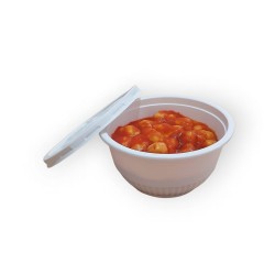 Bowl BIO Fécula de Maíz 450 cc con tapa (pack x 40 unidades)