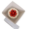 Caja Torta Micro Blanca + Tapa Cartulina Alta 25 x 25 x 25 cm (x unidad)
