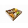 Bandeja *Desayuno* Cartón Micro 30 x 30 x 6 cm (10 unidades)