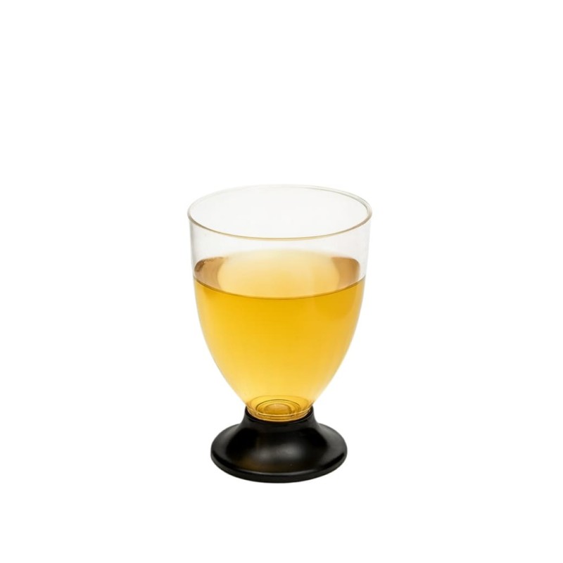 Copa de Vino DANUBIO Pie Negro 220 cc (x 50 unidades)