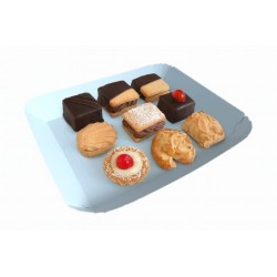 Bandeja Panadería Cartulina B/B Nro 5 (21 x 26 cm) x 100 unidades