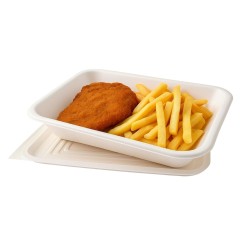 Bandeja 105 BIO Fécula de Maíz (16 x 23 x 4,8 cm) x 100 unidades