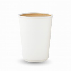 Vaso Polipapel 8 oz Doble Pared Blanco (x 100 unidades)
