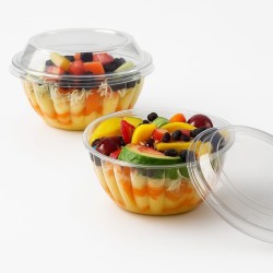 Bowl Plástico Darnel 48 oz (1400 cc) con  tapa (x 100 unidades)