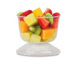 Copa / Pote Venecia con tapa/base 12 oz (360 cc) .- x 100 unidades