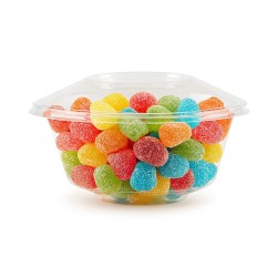 Copa / Pote Venecia con tapa/base 8 oz (240 cc) .- x 100 unidades