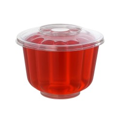 Copa / Pote Venecia con tapa/base 5 oz (150 cc) .- x 100 unidades