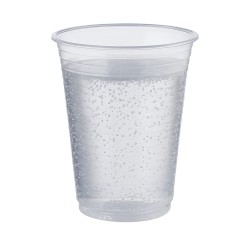 Vaso plástico traslúcido 330 cc- x 100 unidades